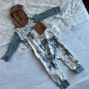 Rags to Raches Tie-Dye Romper 18-24months